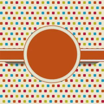 Card with a place for the text Stock Illustration