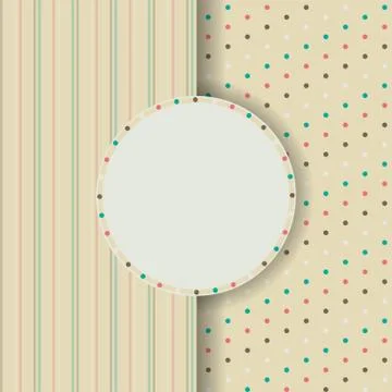 Card with a place for the text Stock Illustration