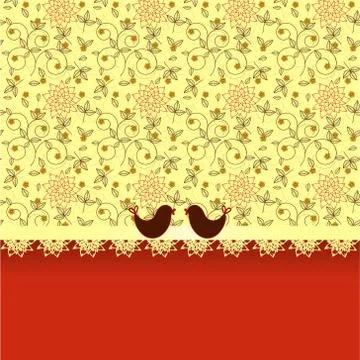 Card with a place for the text Stock Illustration