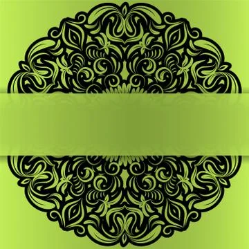 Card with a place for the text Illustrazione stock