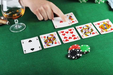 Card play Stock Photos