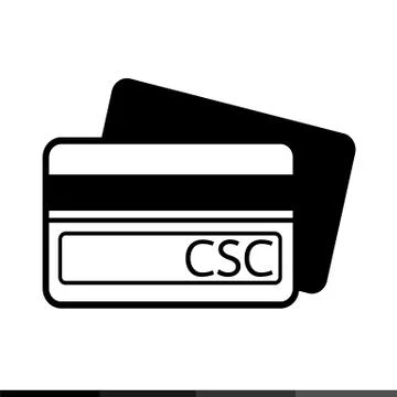 Card Security Code CSC icon illustration design Stock-Illustration