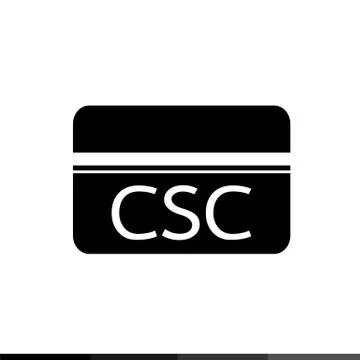Card Security Code CSC icon illustration design 스톡 일러스트