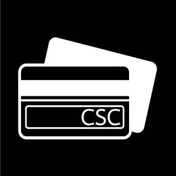 Card Security Code CSC icon illustration design Stock-Illustration