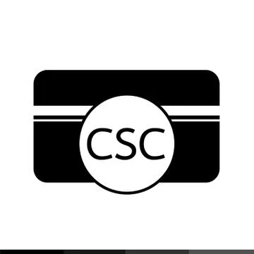 Card Security Code CSC icon illustration design Stock-Illustration