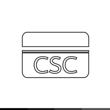 Card Security Code CSC icon illustration design Stock Illustration