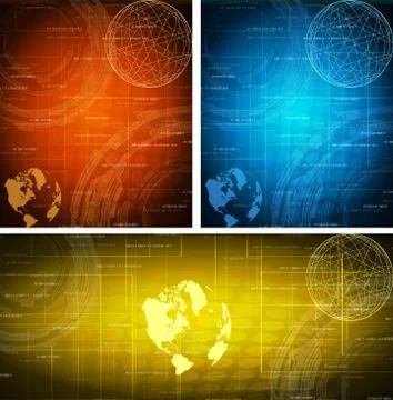 Card Set Stock Illustration