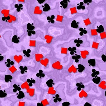 Card shapes with seamless generated texture background Stock Illustration