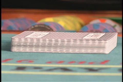 Card Shuffling Stock Footage 109076