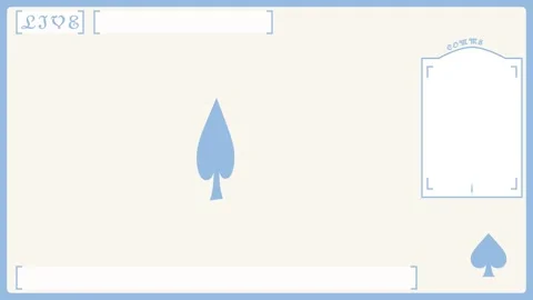 Card spade Looping streaming background. 1080p Stock Footage 258881042