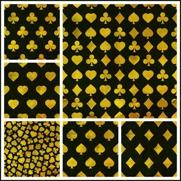 Card suits. Seamless pattern. Card suits. Seamless abstract background. Ab... Foto stock
