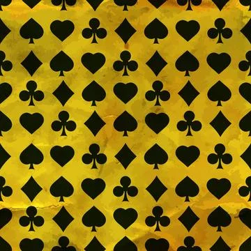 Card suits. Seamless pattern. Card suits. Seamless abstract background. Ab... Stock Photos