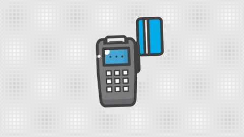 Card Swipe Machine Video stock 280219766