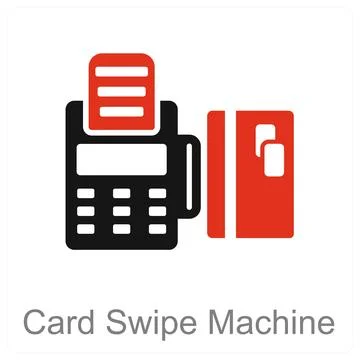 Card Swipe Machine Stock Illustration