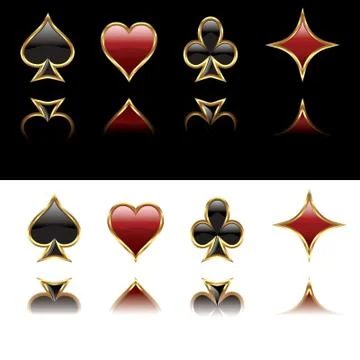 Card symbols Stock Illustration
