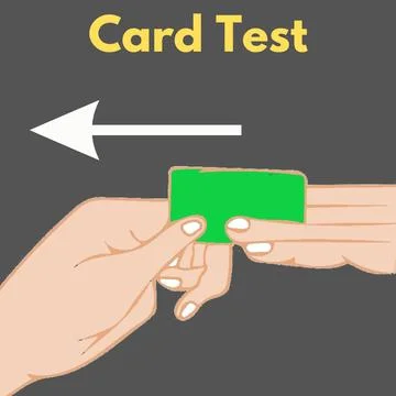 Card Test - 1 Stock Illustration