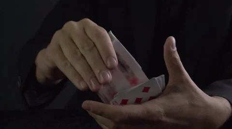 Card Trick Stock Footage 58915885