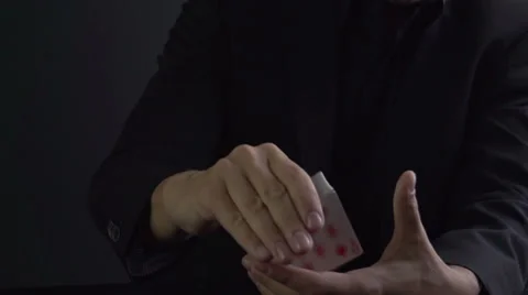 Card Trick Stock Footage 58915904