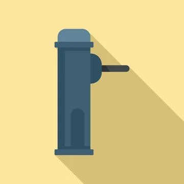 Card turnstile icon, flat style Stock Illustration