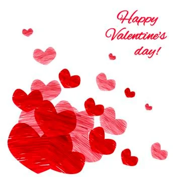 Card for Valentine Day Stock Illustration
