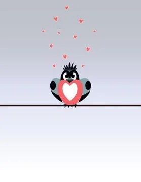 Card for valentine`s day Stock Illustration