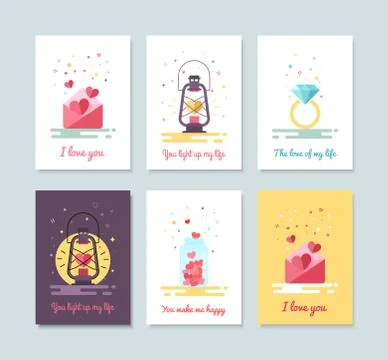 Card for Valentine's Day Stock Illustration