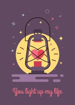 Card for Valentine's Day Stock Illustration