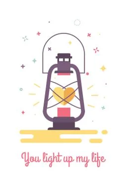 Card for Valentine's Day Stock Illustration