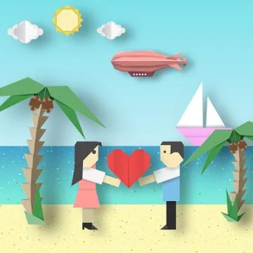 Card for Valentine's Day Stock Illustration