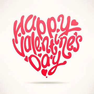 Card for Valentine's Day Ilustración de archivo
