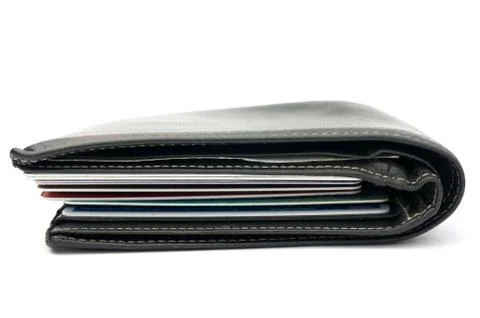Card in wallet Stock Photos