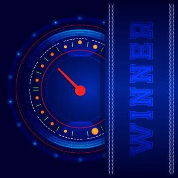 Card winner vector Stock Illustration