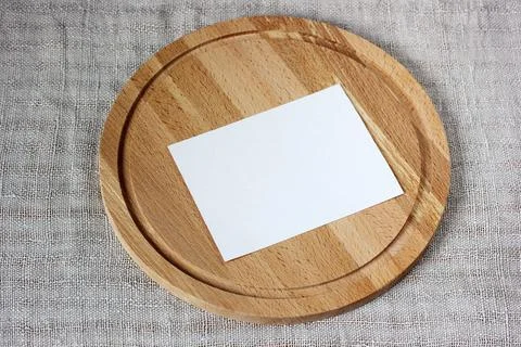 Card for your text, top view. layout, template. Stockfoto's