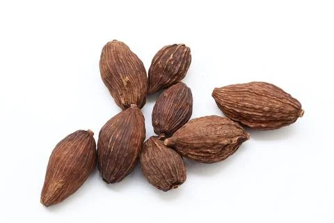 Cardamom isolate on white background 스톡 사진