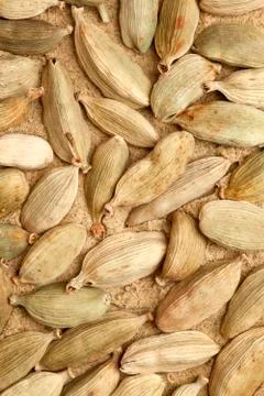 Cardamon seeds background Stock Photos