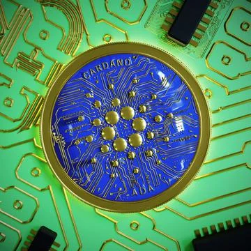 Cardano ADA Ilustración de archivo