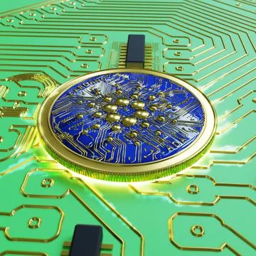 Cardano ADA Surging Ilustración de archivo