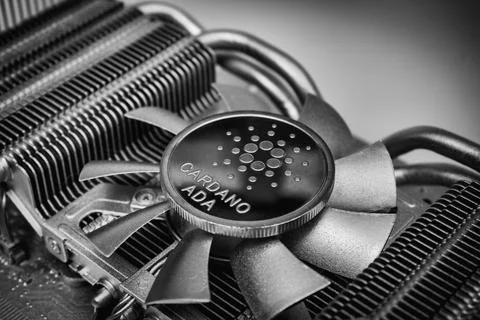 Cardano coin Stock Photos