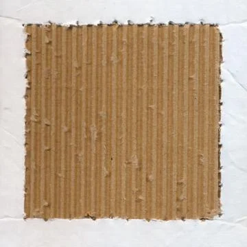 Cardboard blank frame background Foto stock