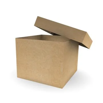 Cardboard box Stock Illustration