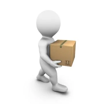 Cardboard box Stock Illustration