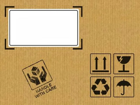 Cardboard box Stock Illustration