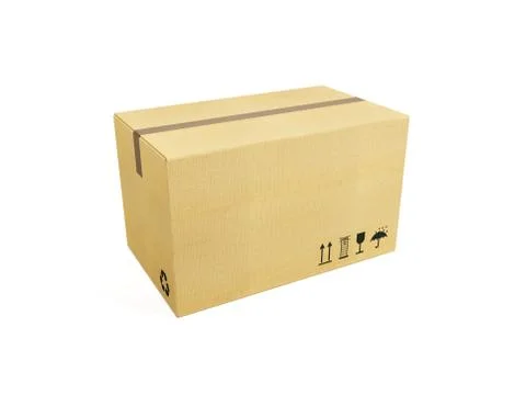Cardboard box Stock-Illustration