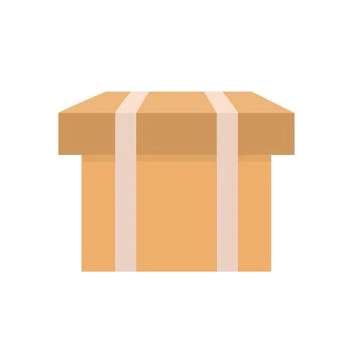 Cardboard box. 스톡 일러스트