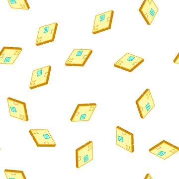 Cardboard box isometric icon vector isolated illustration Stock Illustration
