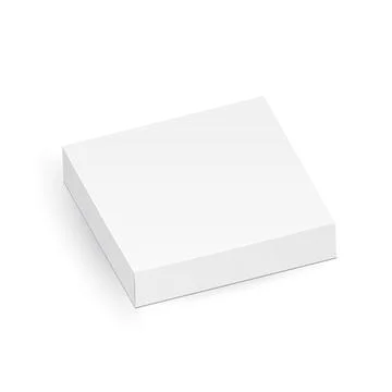 Cardboard box mockup icon in flat style. Package mock up vector illustratio.. Stock Illustration