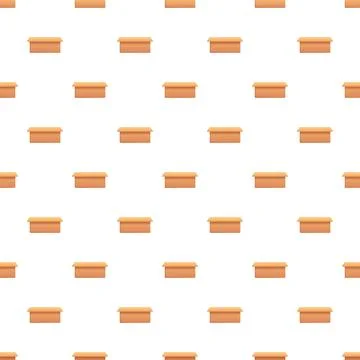 Cardboard box pattern creating a seamless background design Illustrazione stock