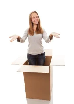 Cardboard box Stock Photos