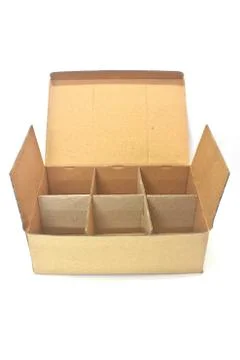 Cardboard box Fotos Stock