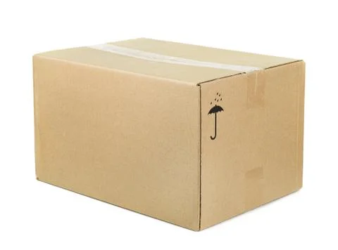 Cardboard box Stock Photos